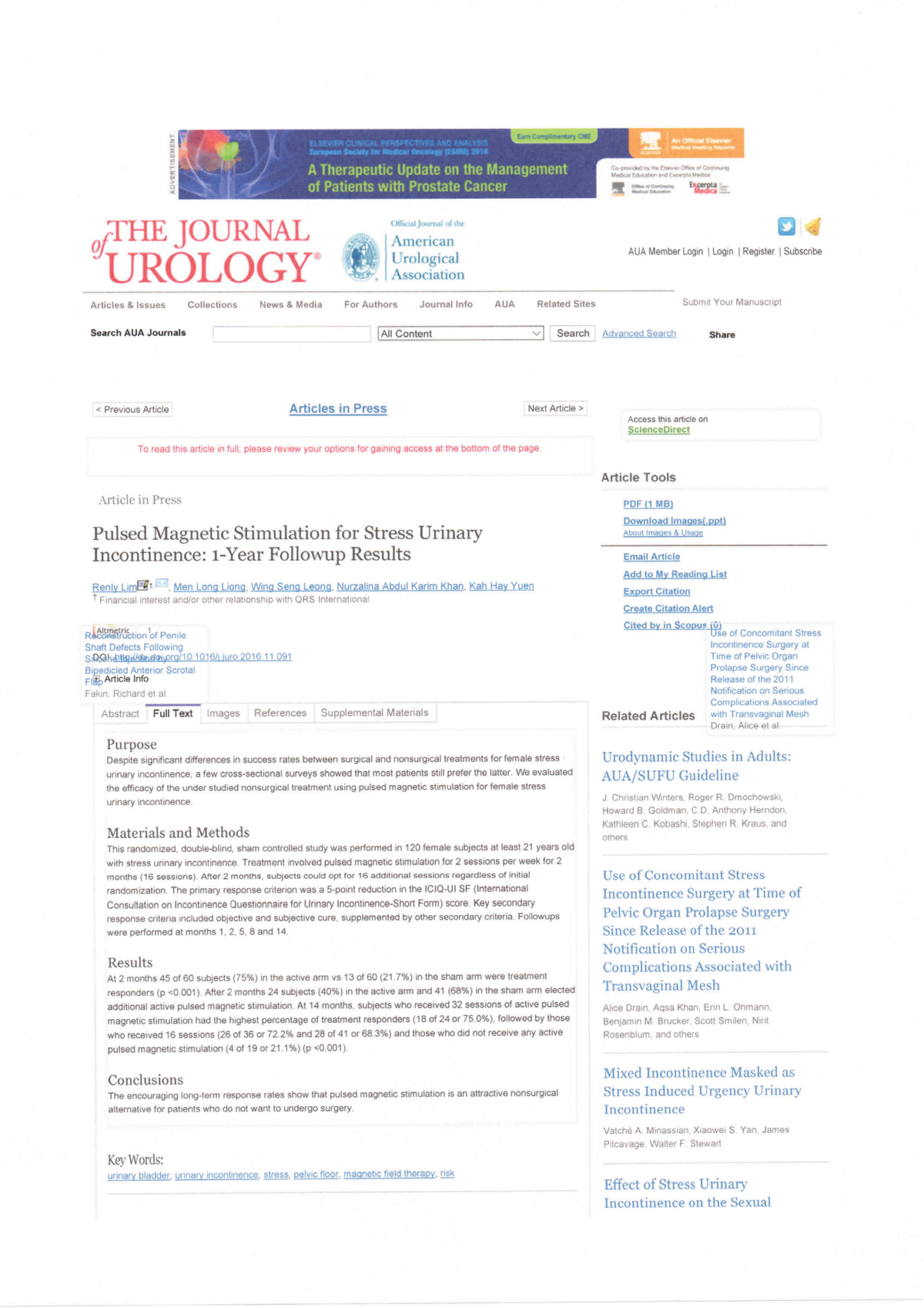 PelviUp The Journal of Urology States (EN)